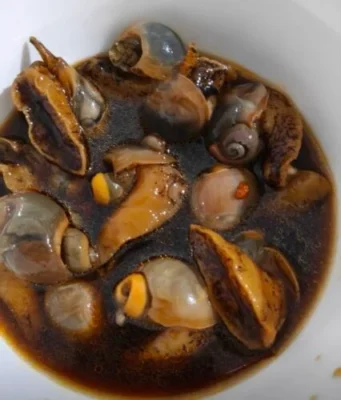 Click to view full screen Sizzling Spicy Abalone Snails Buy one bucket, get one bucket free and a 350g taster pack. photo review