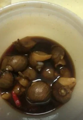 Click to view full screen Sizzling Spicy Abalone Snails Buy one bucket, get one bucket free and a 350g taster pack. photo review