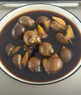 Click to view full screen Sizzling Spicy Abalone Snails Buy one bucket, get one bucket free and a 350g taster pack. photo review